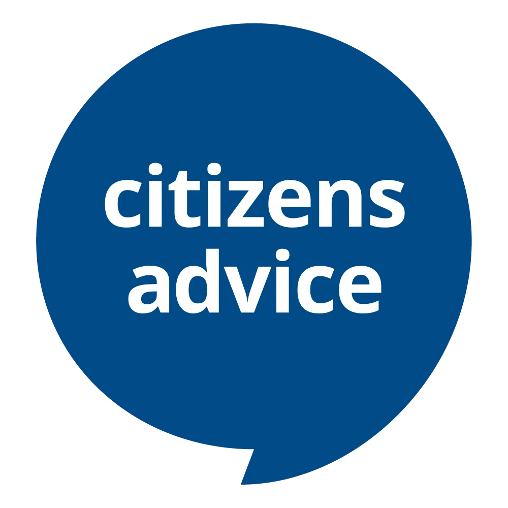 Citizens Advice logo, blue speech bubble